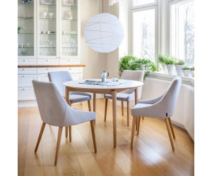 Barbaros pietų stalas (ąžuolas/baltas)